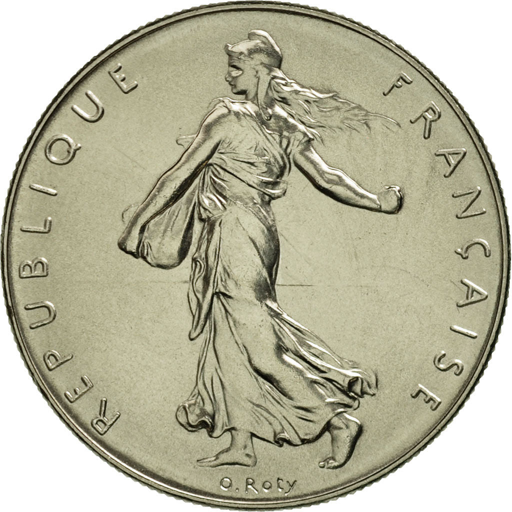 Coin, France, Semeuse, Franc, 1987, Paris, MS(65-70), Nickel, KM:925.1