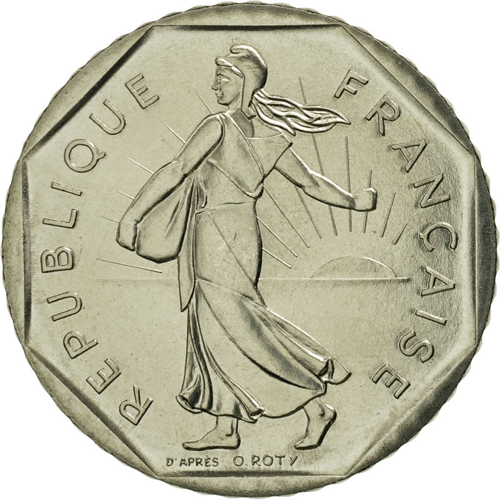 Coin, France, Semeuse, 2 Francs, 1987, Paris, MS(65-70), Nickel, KM:942.1