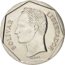 VENEZUELA, 50 Bolivares, 1998, KM #77.1, MS(60-62), Nickel Clad Steel, 6.55