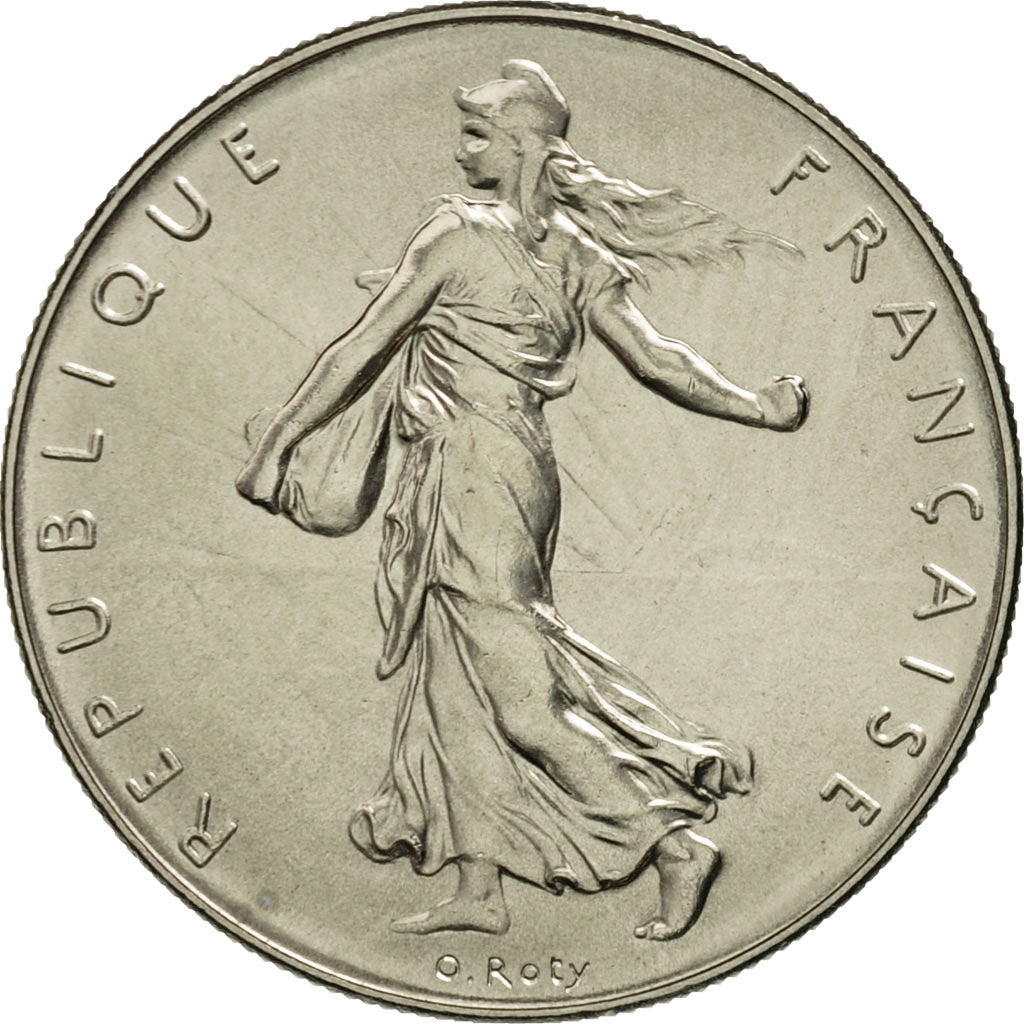 Coin, France, Semeuse, Franc, 1987, Paris, MS(65-70), Nickel, KM:925.1