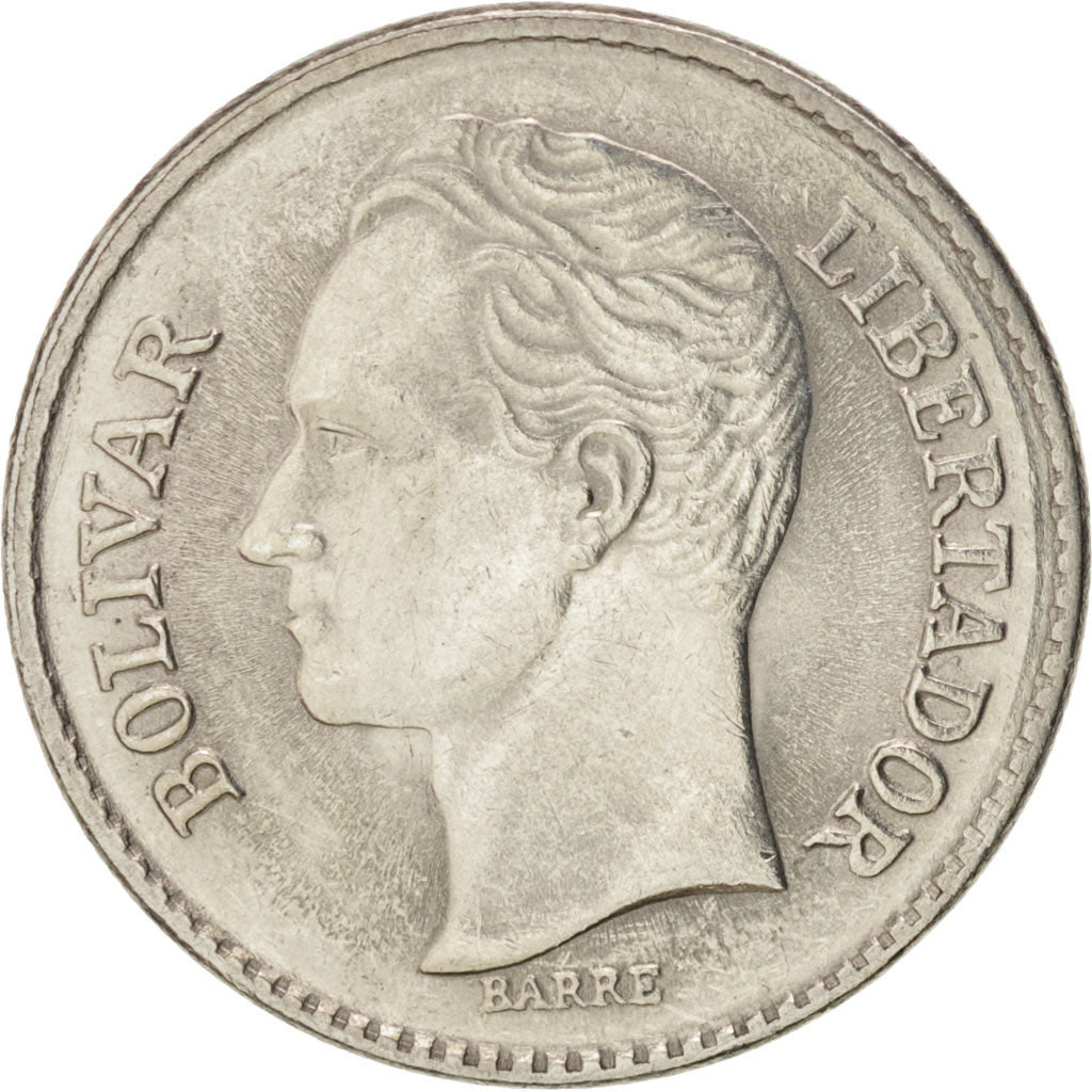 VENEZUELA, 25 Centimos, 1978, Werdohl, KM #50.1, MS(63), Nickel, 17, 1.74