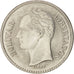 VENEZUELA, 25 Centimos, 1978, Werdohl, KM #50.1, MS(63), Nickel, 17, 1.74
