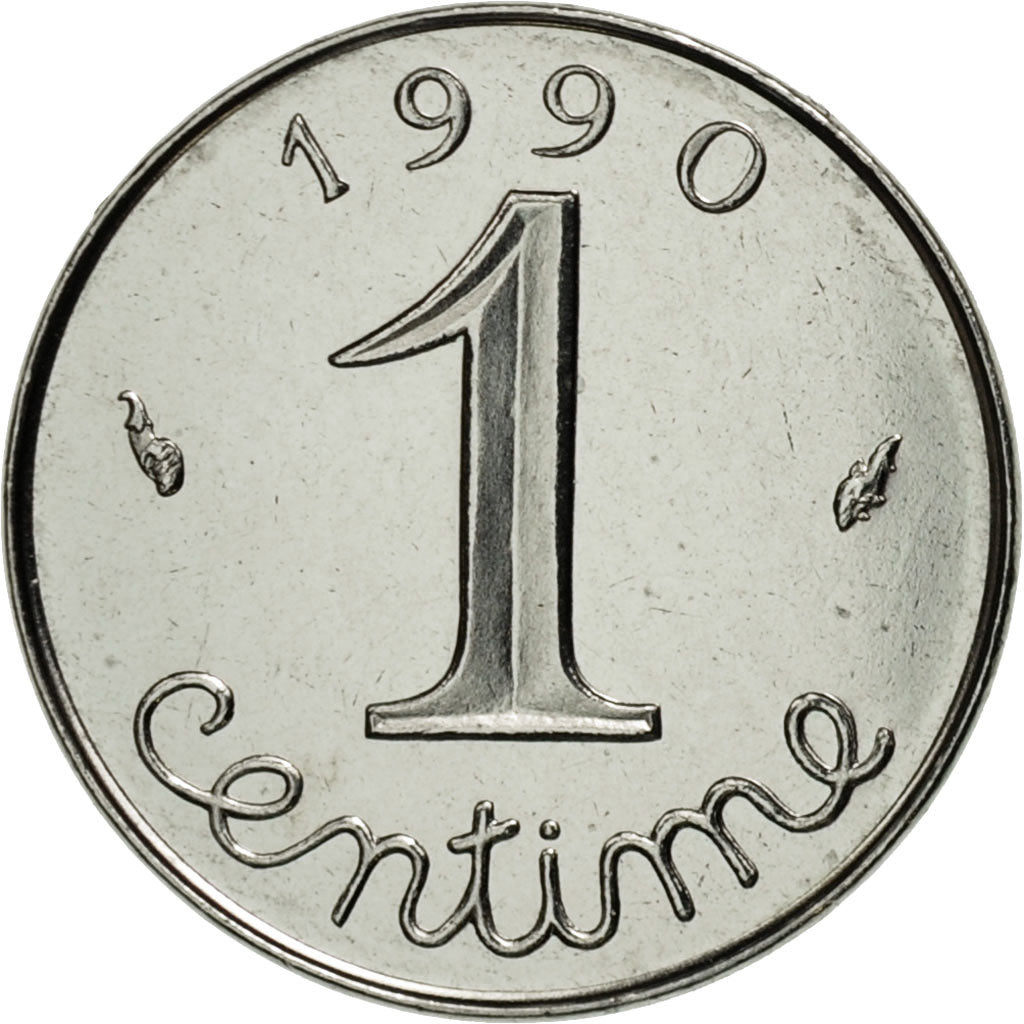 Münze, Frankreich, Épi, Centime, 1990, Paris, STGL, Stainless Steel, KM:928