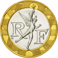 France, Génie, 10 Francs, 1990, Paris, FDC, Bi-Metallic, KM:964.1, Gadoury:827