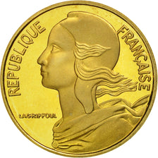 Monnaie, France, Marianne, 5 Centimes, 1991, Paris, FDC, Aluminum-Bronze