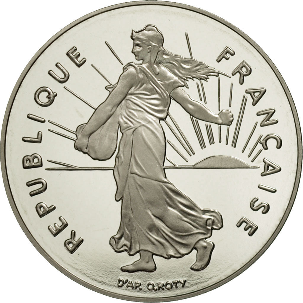 Moneta, Francia, Semeuse, Franc, 1991, Paris, FDC, Nichel, KM:925.1