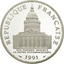 Francia, Panthéon, 100 Francs, 1991, Paris, FDC, Argento, KM:951.1