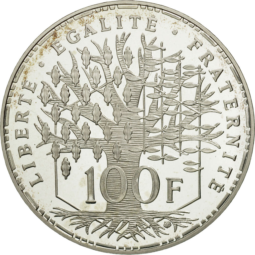France, Panthéon, 100 Francs, 1991, Paris, MS(65-70), Silver, KM:951.1