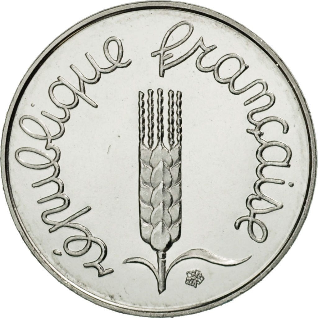 France, Épi, Centime, 1991, Paris, FDC, Stainless Steel, KM:928, Gadoury:91b