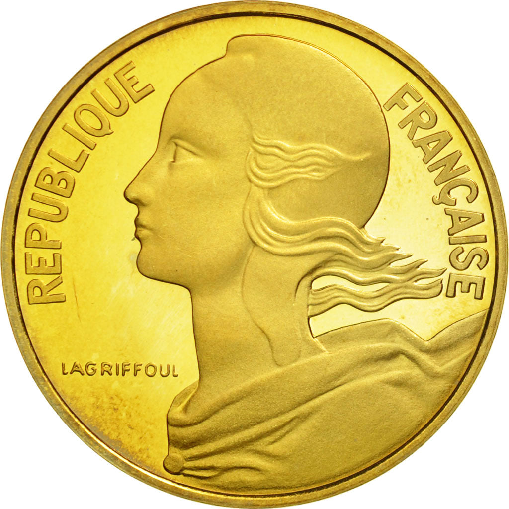 France, Marianne, 10 Centimes, 1991, Paris, FDC, Aluminum-Bronze, KM:929