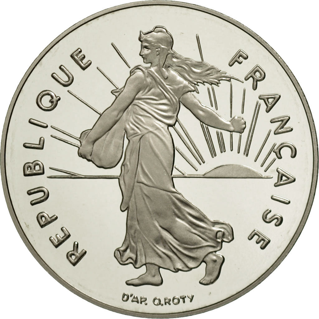 Coin, France, Semeuse, Franc, 1991, Paris, MS(65-70), Nickel, KM:925.1