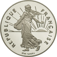 Coin, France, Semeuse, Franc, 1991, Paris, MS(65-70), Nickel, KM:925.1