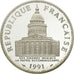 Monnaie, France, Panthéon, 100 Francs, 1991, Paris, FDC, Argent, KM:951.1
