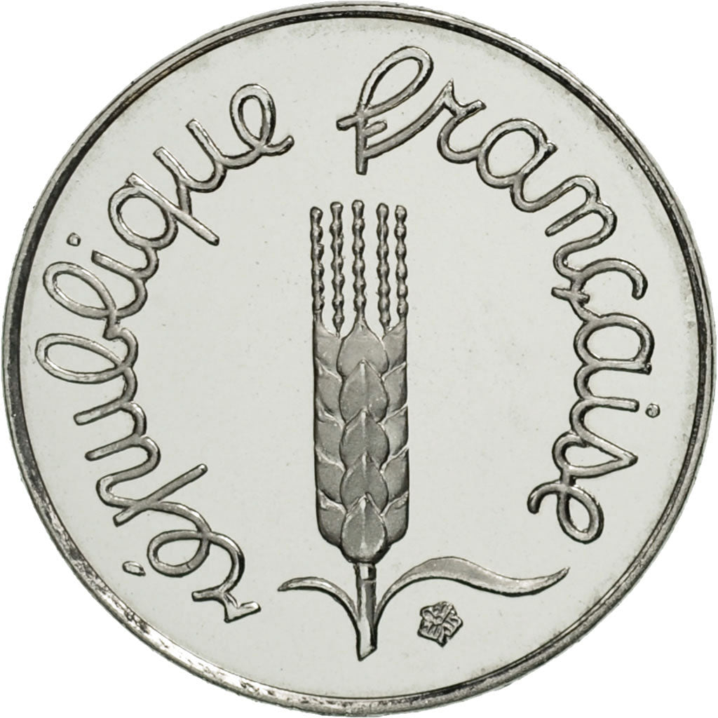 France, Épi, Centime, 1994, Paris, MS(65-70), Stainless Steel, KM:928