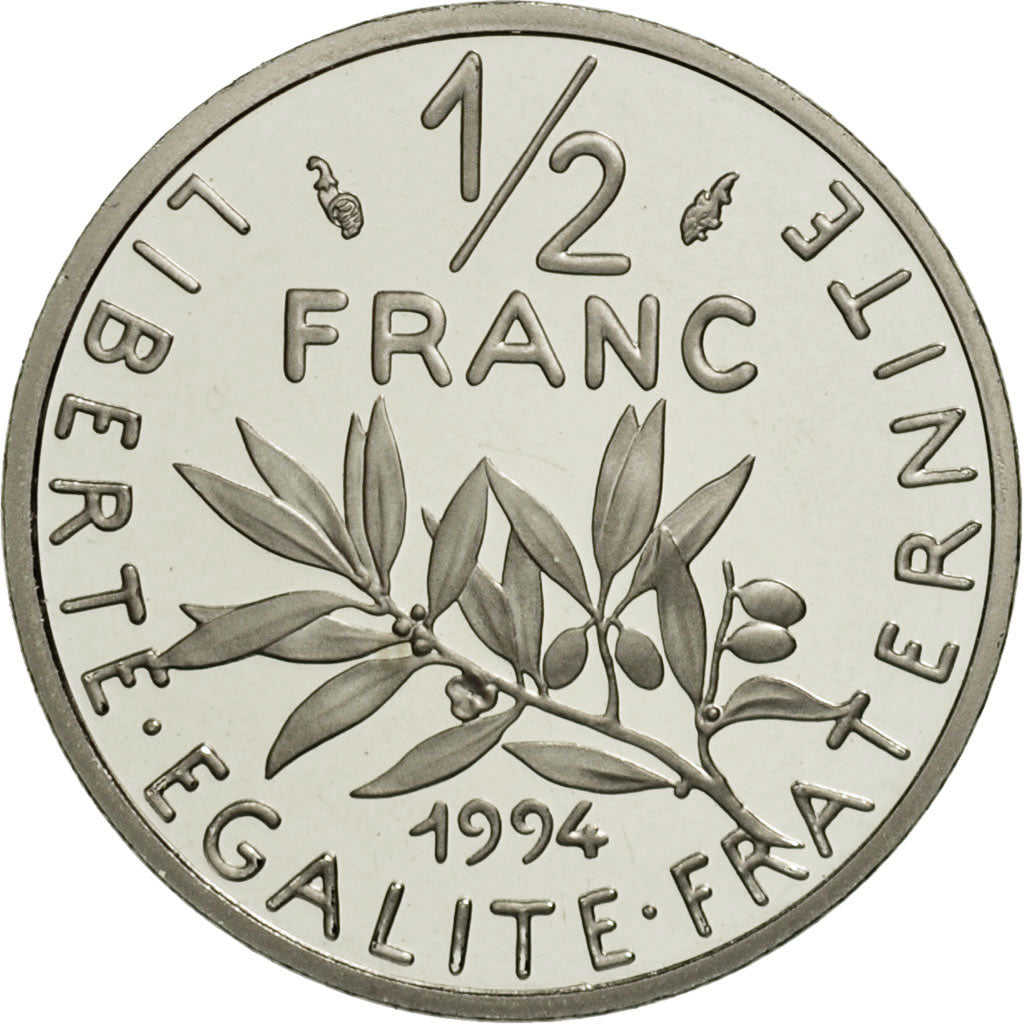 Monnaie, France, Semeuse, 1/2 Franc, 1994, Paris, FDC, Nickel, KM:931.1