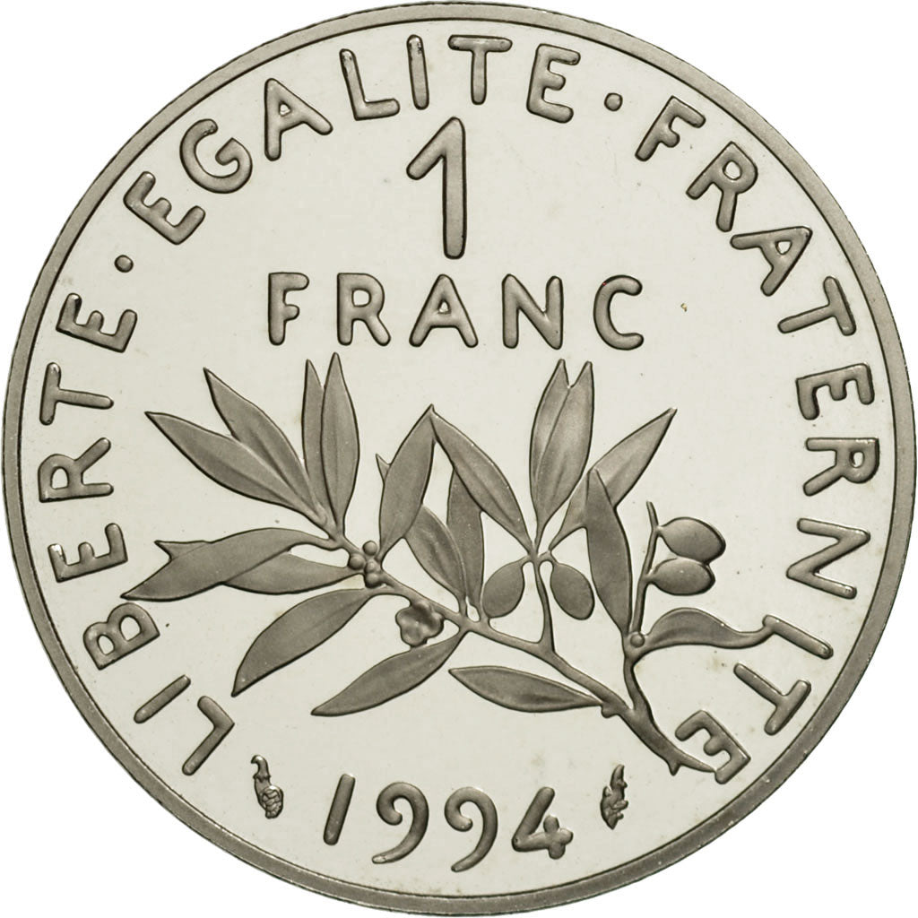 Monnaie, France, Semeuse, Franc, 1994, Paris, FDC, Nickel, KM:925.2