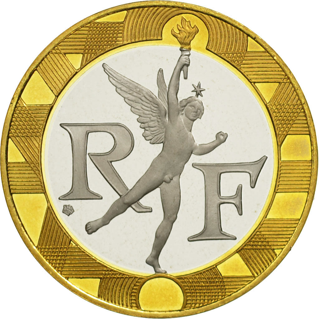 Coin, France, Génie, 10 Francs, 1994, Paris, MS(65-70), Aluminum-Bronze
