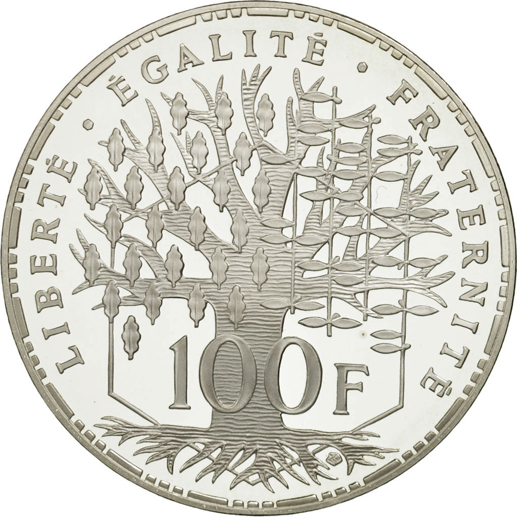 France, Panthéon, 100 Francs, 1994, Paris, MS(65-70), Silver, KM:951.1