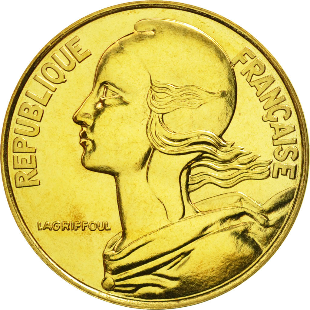 Coin, France, Marianne, 20 Centimes, 1992, Paris, MS(65-70), Aluminum-Bronze