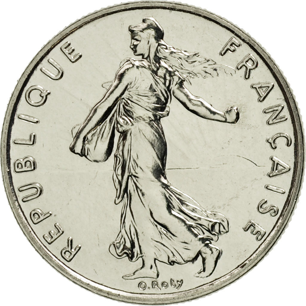 Coin, France, Semeuse, 1/2 Franc, 1992, Paris, MS(65-70), Nickel, KM:931.1