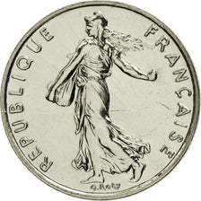 Coin, France, Semeuse, 1/2 Franc, 1992, Paris, MS(65-70), Nickel, KM:931.1