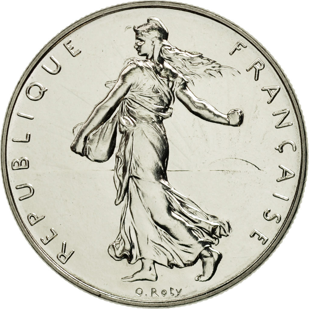 Francia, Semeuse, Franc, 1992, Paris, FDC, Níquel, KM:925.1, Gadoury:474