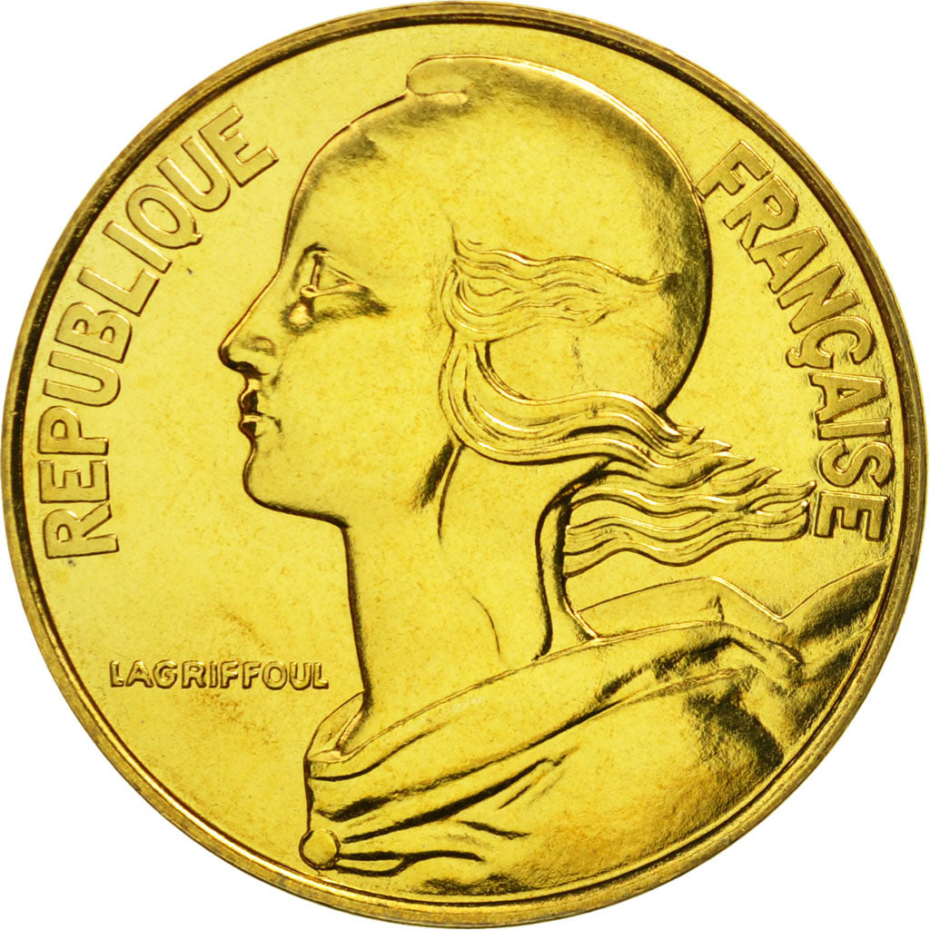 France, Marianne, 20 Centimes, 1992, Paris, FDC, Aluminum-Bronze, KM:930