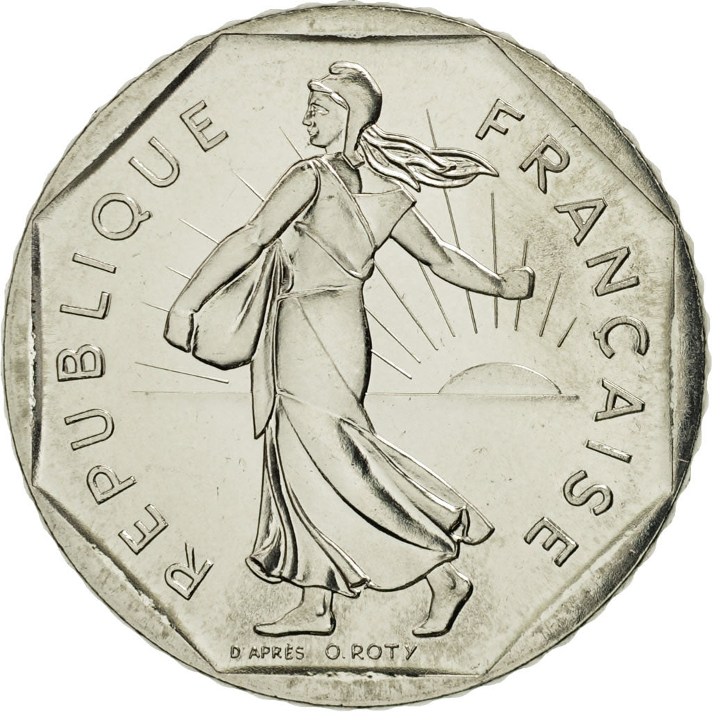 Coin, France, Semeuse, 2 Francs, 1992, Paris, MS(65-70), Nickel, KM:942.2