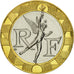 France, Génie, 10 Francs, 1992, Paris, MS(65-70), Bi-Metallic, KM:964.1