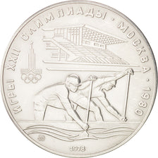 RUSSIA, 10 Roubles, 1978, Moscow, KM #159, MS(63), Silver, 33.24