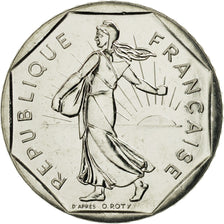 France, Semeuse, 2 Francs, 1993, Paris, MS(65-70), Nickel, KM:942.2