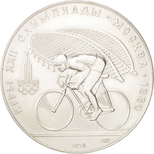 RUSSIA, 10 Roubles, 1978, Leningrad, KM #158.1, MS(63), Silver, 33.55