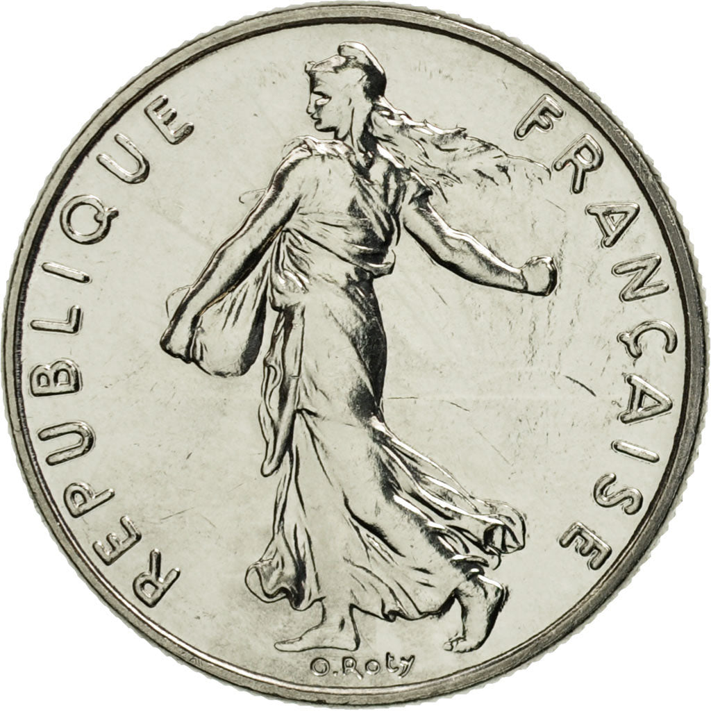 Münze, Frankreich, Semeuse, 1/2 Franc, 1994, Paris, STGL, Nickel, KM:931.1