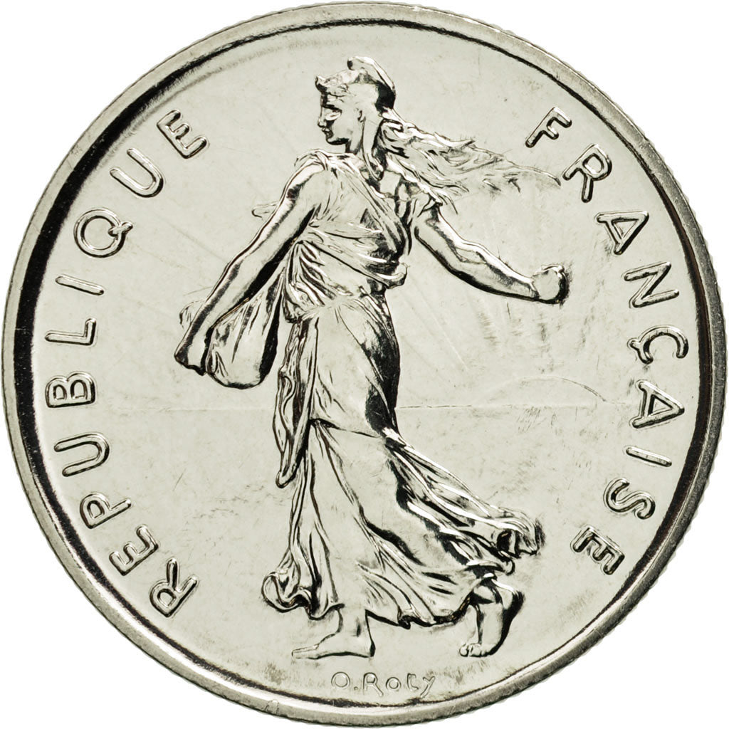 Coin, France, Semeuse, 5 Francs, 1994, Paris, MS(65-70), Nickel Clad