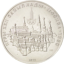 RUSSIA, 10 Roubles, 1977, Leningrad, KM #149, MS(63), Silver, 32.77