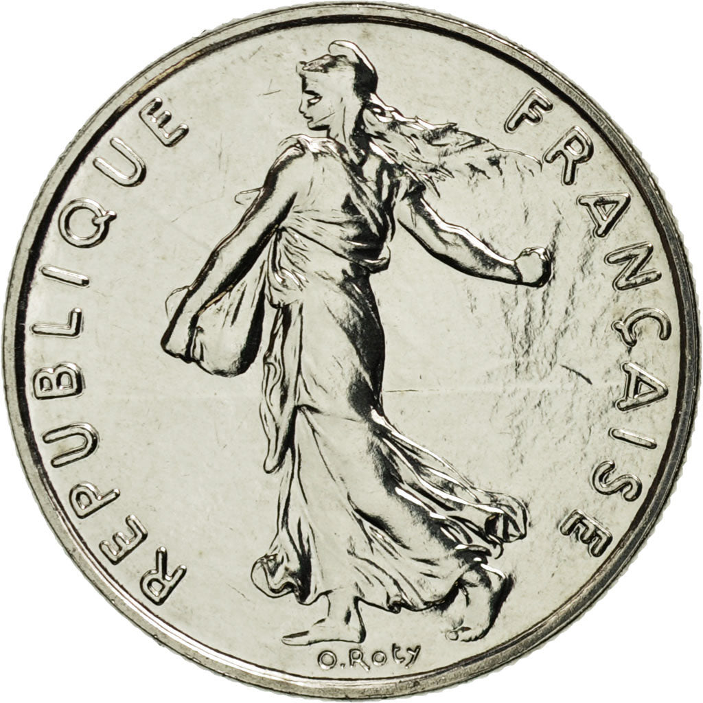 Coin, France, Semeuse, 1/2 Franc, 1995, Paris, MS(65-70), Nickel, KM:931.1