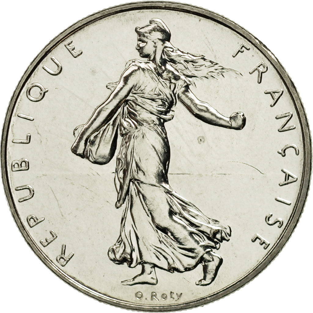 Coin, France, Semeuse, Franc, 1995, Paris, MS(65-70), Nickel, KM:925.1