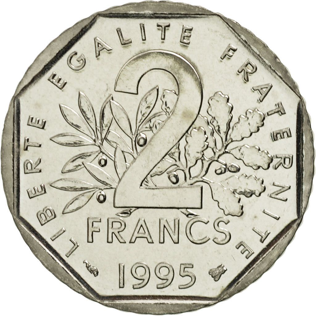 Monnaie, France, Semeuse, 2 Francs, 1995, Paris, FDC, Nickel, KM:942.1