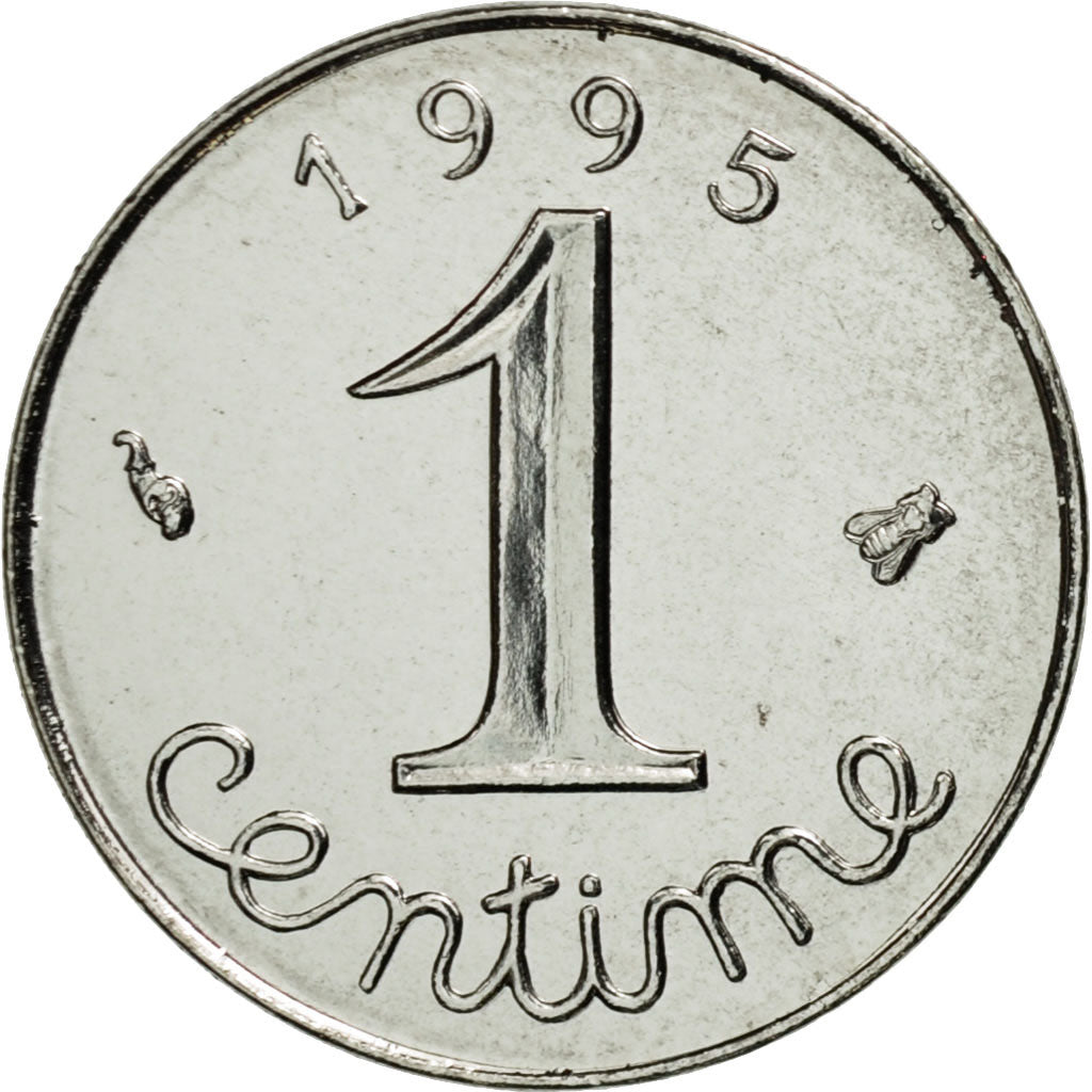 Münze, Frankreich, Épi, Centime, 1995, Paris, STGL, Stainless Steel, KM:928