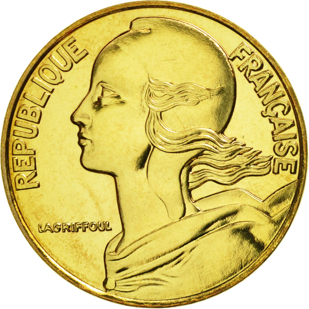 Coin, France, Marianne, 5 Centimes, 1995, Paris, MS(65-70), Aluminum-Bronze