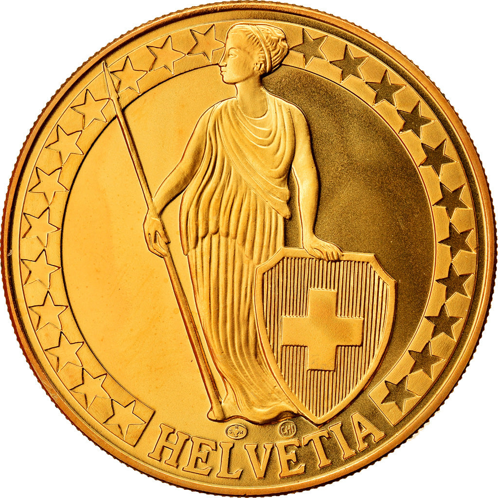 Switzerland, Medal, Il Lago di Poschiavo, I Laghi Svizzeri, MS(64)