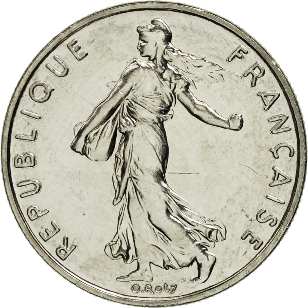 Coin, France, Semeuse, 1/2 Franc, 1995, Paris, MS(65-70), Nickel, KM:931.1