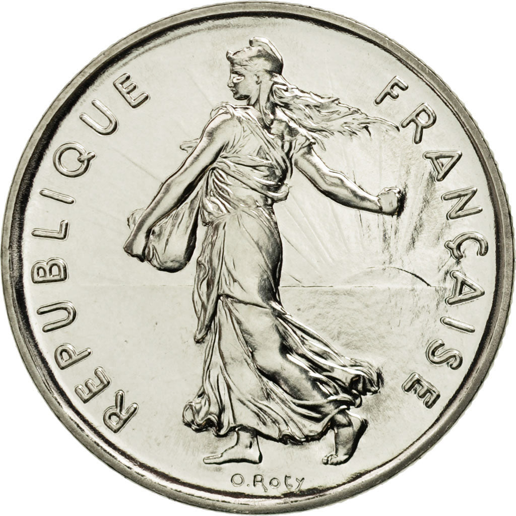 Coin, France, Semeuse, 5 Francs, 1995, Paris, MS(65-70), Nickel Clad