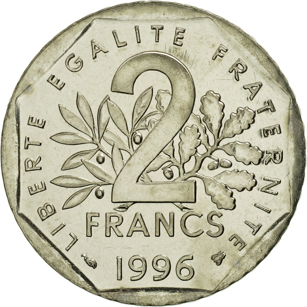 Monnaie, France, Semeuse, 2 Francs, 1996, Paris, FDC, Nickel, KM:942.1