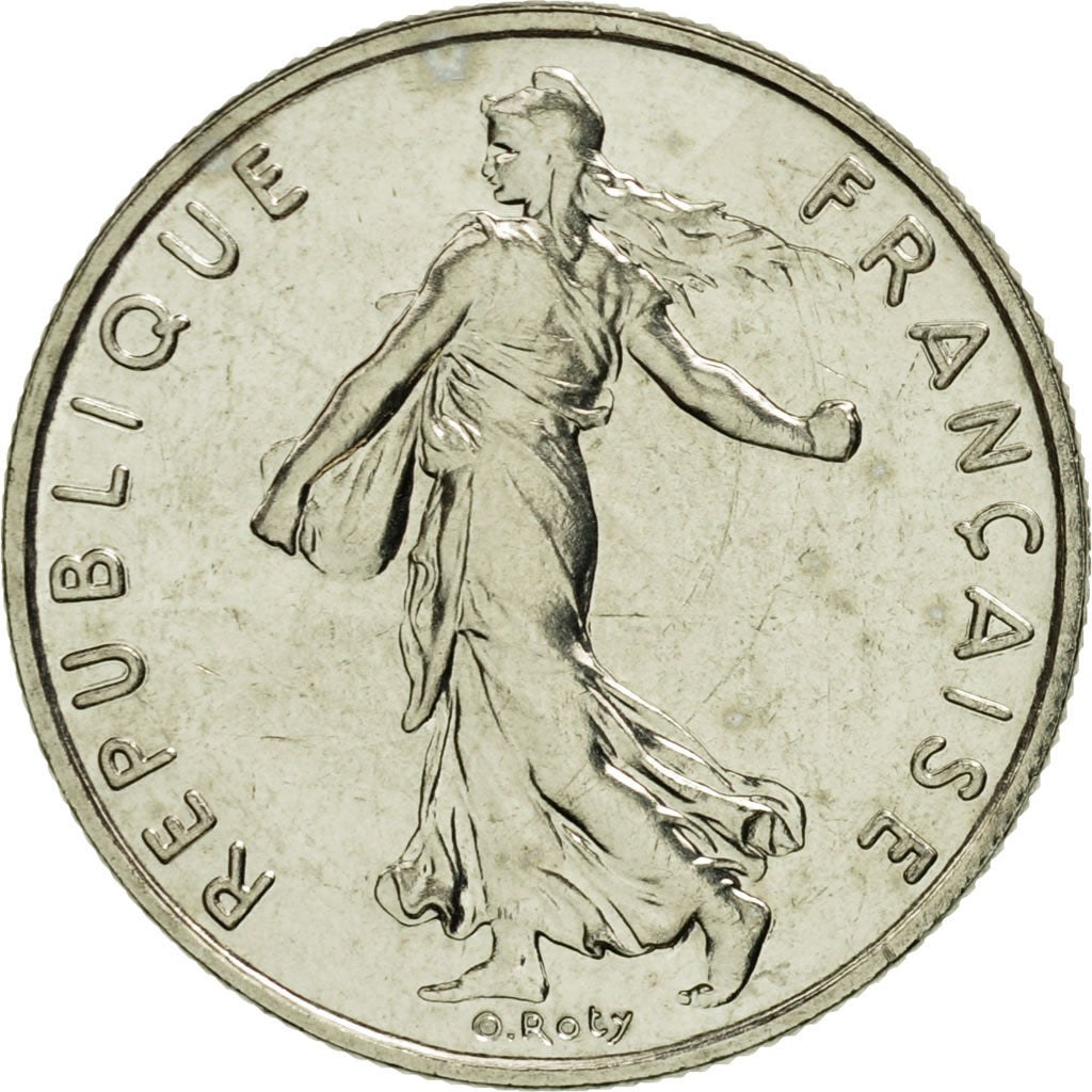 Moneta, Francia, Semeuse, 1/2 Franc, 1996, Paris, FDC, Nichel, KM:931.1