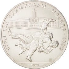 RUSSIA, 10 Roubles, 1979, Moscow, KM #171, MS(63), Silver, 33.44