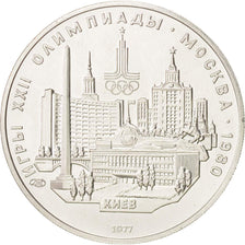 Russia, 5 Roubles, 1977, Leningrad, SPL, Argento, KM:145
