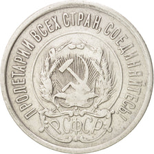 RUSSIA, 20 Kopeks, 1922, KM #82, EF(40-45), Silver, 3.36