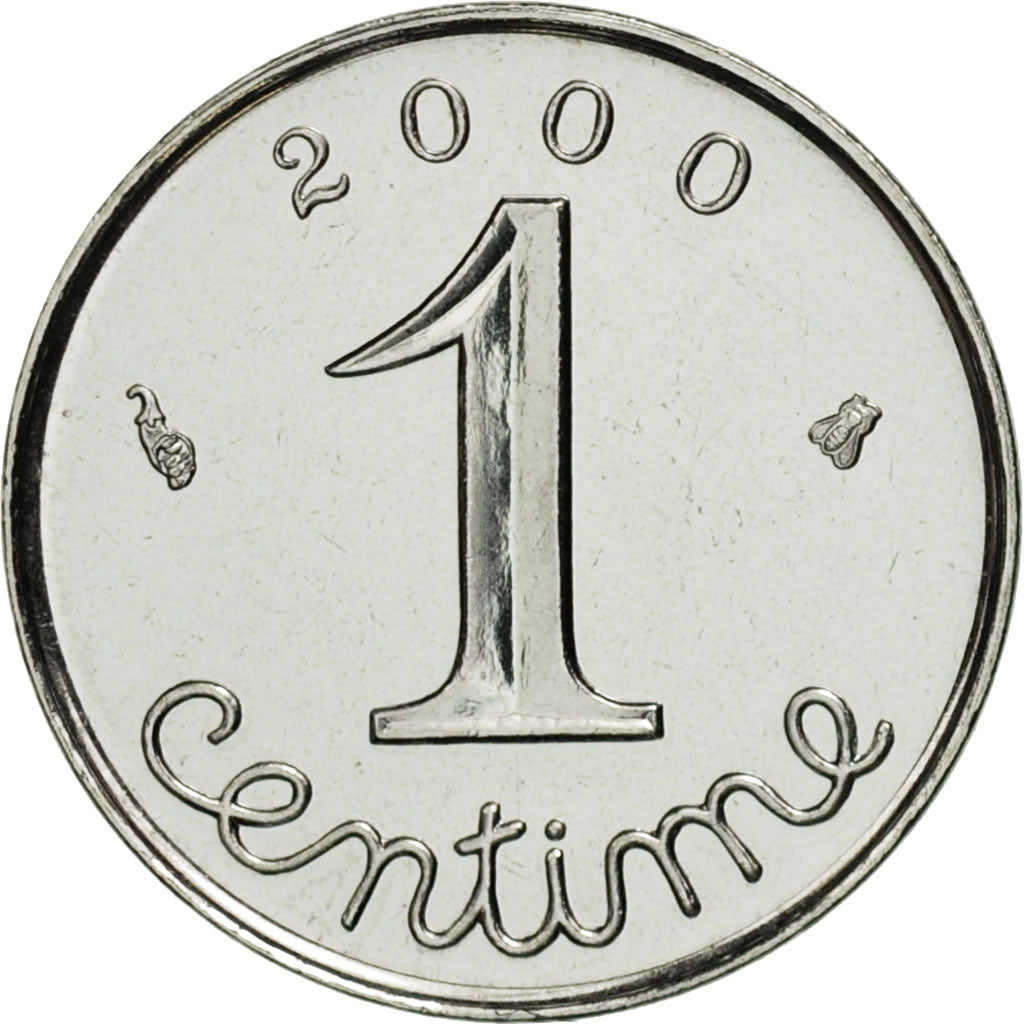 Münze, Frankreich, Épi, Centime, 2000, Paris, STGL, Stainless Steel, KM:928
