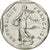 Coin, France, Semeuse, 2 Francs, 2000, Paris, MS(65-70), Nickel, KM:942.1